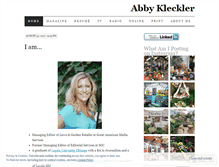 Tablet Screenshot of akleckler.com